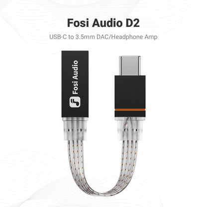 Fosi Audio D2 3.5mm to Type-C Dongle