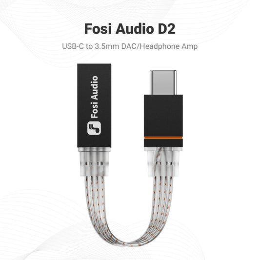 Fosi Audio D2 3.5mm to Type-C Dongle