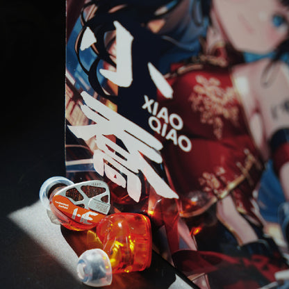 Tangzu HE Xiaoqiao semi-open single dynamic in-ear headphones