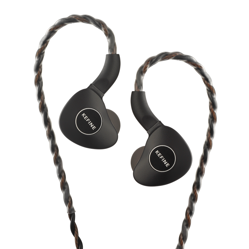 Kefine Klanar 14.5mm Planar Magnetic Driver IEM with black CNC metal shell on 2amaudio.pk