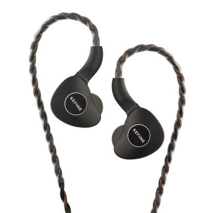 Kefine Klanar 14.5mm Planar Magnetic Driver IEM with black CNC metal shell on 2amaudio.pk
