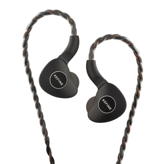 Kefine Klanar 14.5mm Planar Magnetic Driver IEM with black CNC metal shell on 2amaudio.pk