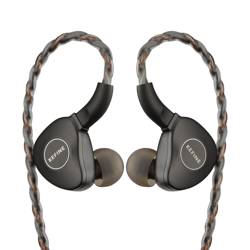 Kefine Klanar 14.5mm Planar Magnetic Driver IEM with black CNC metal shell on 2amaudio.pk