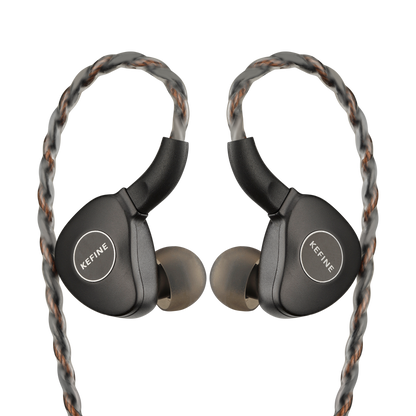 Kefine Klanar 14.5mm Planar Magnetic Driver IEM with black CNC metal shell on 2amaudio.pk