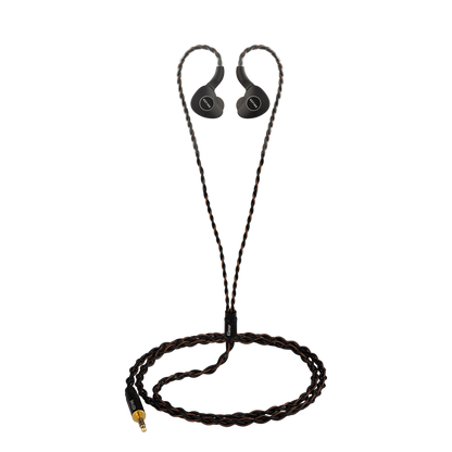 4-core braided custom 2-pin cable for Kefine Klanar planar magnetic earphones